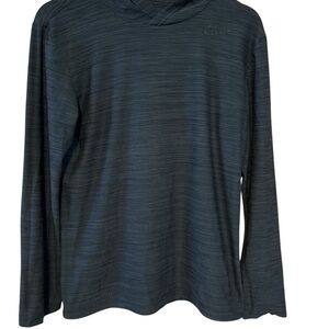 Men's Black Long Sleeve thin hoodie  by Nike. Size small